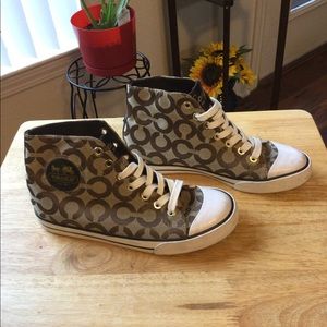 Coach mid-top sneakers